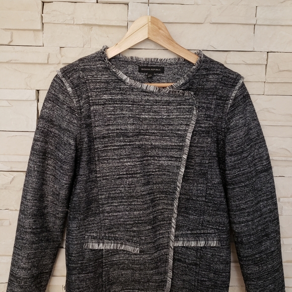 Banana Republic Tweed Fringe Moto Jacket - Picture 9 of 12